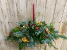 Christmas Fresh Flowers & wreaths | Good King Wenceslas Table Arrangement