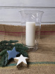 Christmas  Fresh Flowers and Arrangements | Upsell gifts | Large Hurricane Lamp and Candle