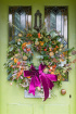 Christmas Fresh Flowers, Wreaths and Arrangements | 'Joy To The World' Luxury Wreath