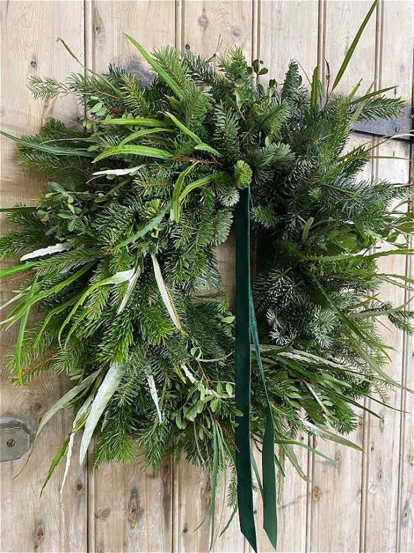 Fresh Christmas Wreaths and Garlands Hand-made and Delivered in Kent | Wreath Making Kit - Delivery or Collection  in Kent