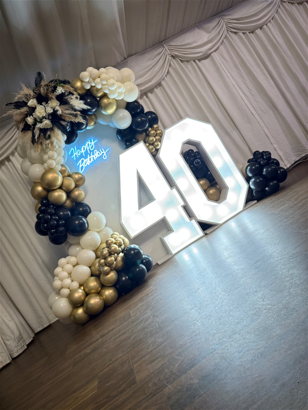 Balloons By Taliah Rose | Led Number & Balloon Board