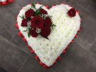 All Funeral Tributes | Hearts / Crosses | Massed Heart