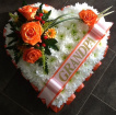 All Funeral Tributes | Hearts / Crosses | Massed Heart