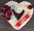 All Funeral Tributes | Baby & Child’s Tributes | Hearts / Crosses | Massed Open Heart