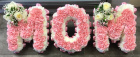 All Funeral Tributes | Letters / Numbers | Carnation letters