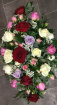 All Funeral Tributes | Casket sprays | Mixed Rose Spray