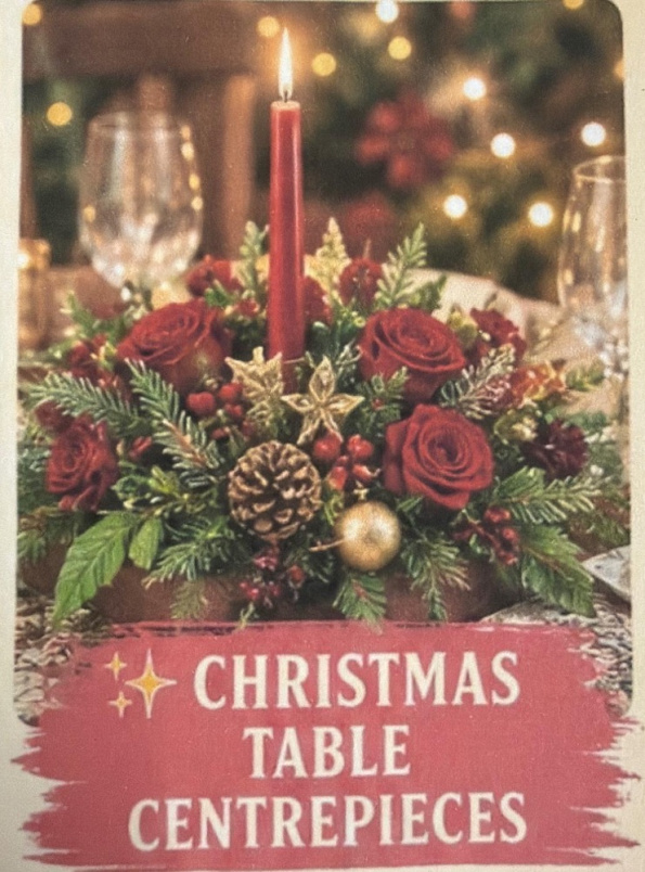 Workshops | Christmas Table Arrangement