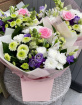 Gift Flowers  | Florist choice small aqua bag