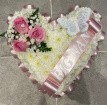 Florist Choice Funeral Arrangements | Hearts / Crosses | Mother's Day | Florist choice - Massed Heart