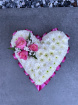 Florist Choice Funeral Arrangements | Hearts / Crosses | Mother's Day | Florist choice - Massed Heart