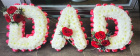 Funeral Tribute Packages | Package 6 -  Lily spray or Cross / Dad / Grandad