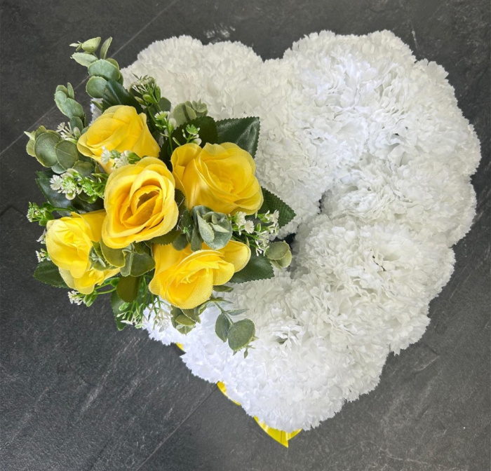 Artificial Funeral Tributes / Memorials | Open hearts