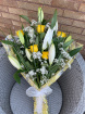 All Funeral Tributes | Gift Flowers  | Open lily and rose spray