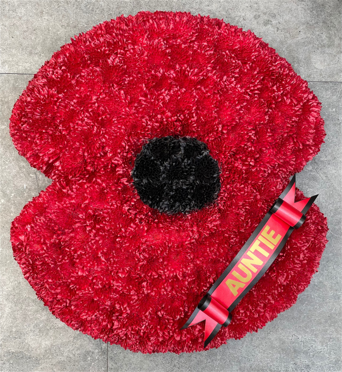 All Funeral Tributes | Specialist Tributes | Poppy tribute