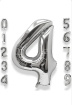 Balloons | Large silver numbers