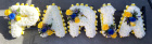 Letters / Numbers | Massed letters double Ribbon