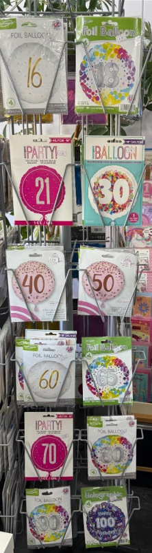 Balloons | Gift Flowers | Love Collection | Upsell gifts | Number balloons 18”
