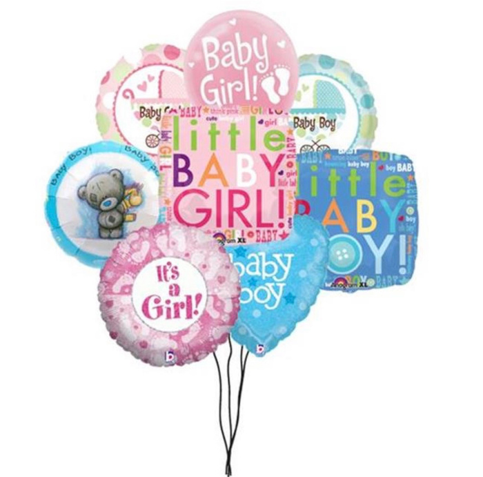 Balloons | Upsell gifts | New Baby Balloon Bouquets