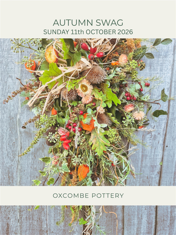 Workshops & Classes | Autumn Swag Class Oxcombe Pottery