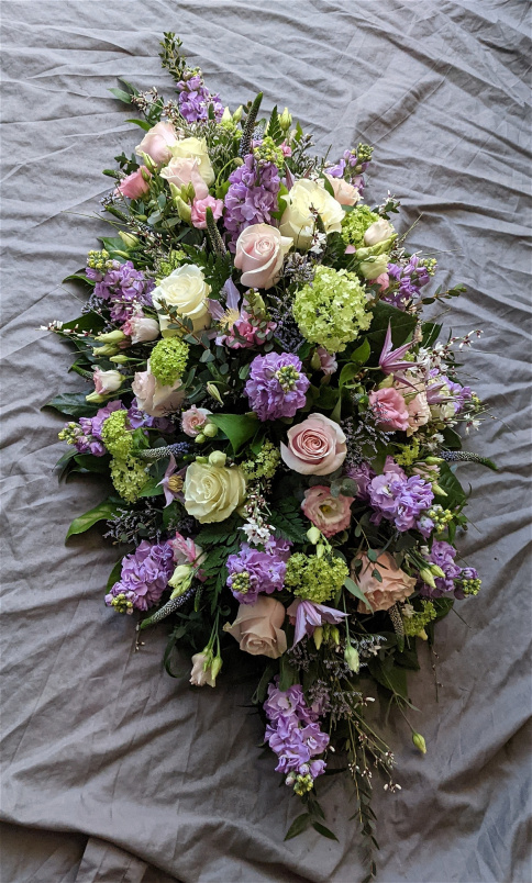 Casket Sprays | Funeral and Sympathy Flowers  | Country Garden Casket Spray