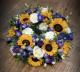 Funeral and Sympathy Flowers  | Funeral Wreaths | Sunshine Wreath Arrangement