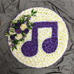 Bespoke Funeral Tributes | Funeral and Sympathy Flowers  | Musical Note Tribute