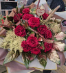 BOUQUETS | Valentines Day | Dozen Glittery Red Roses