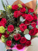 Valentines Day Flower Bouquets for delivery  | Romantic Red Rose Handtied Bouquet