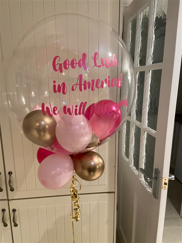 Balloons | Gifts | Personalised filled orb balloon