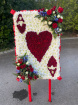 Funeral & sympathy | Free standing playing card