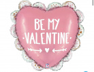 Balloons | Upsell gifts | Valentines Day flowers & balloons | Large Happy valentines ruffled heart