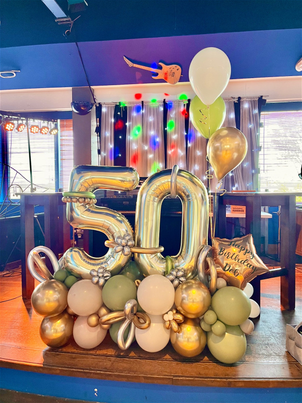 Balloons | Double number balloon stacker column