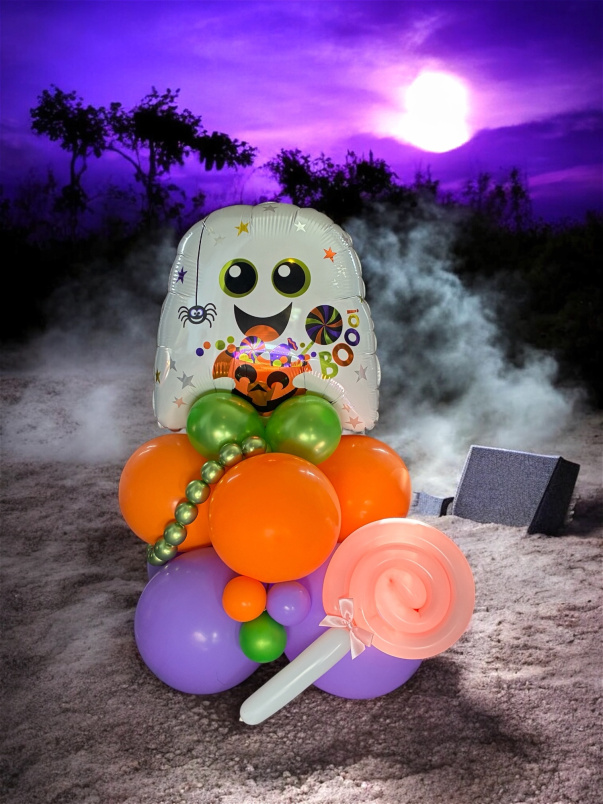 Balloons | Halloween sweetie ghost balloon stacker