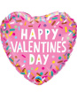 Balloons | Upsell gifts | Valentines Day flowers & balloons | Love heart sprinkle 18” balloon.