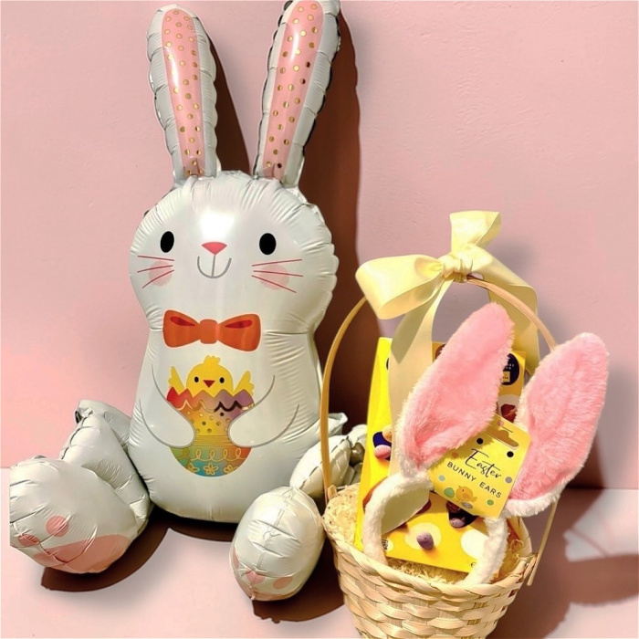 Balloons | Easter | Easter bunny balloon with basket