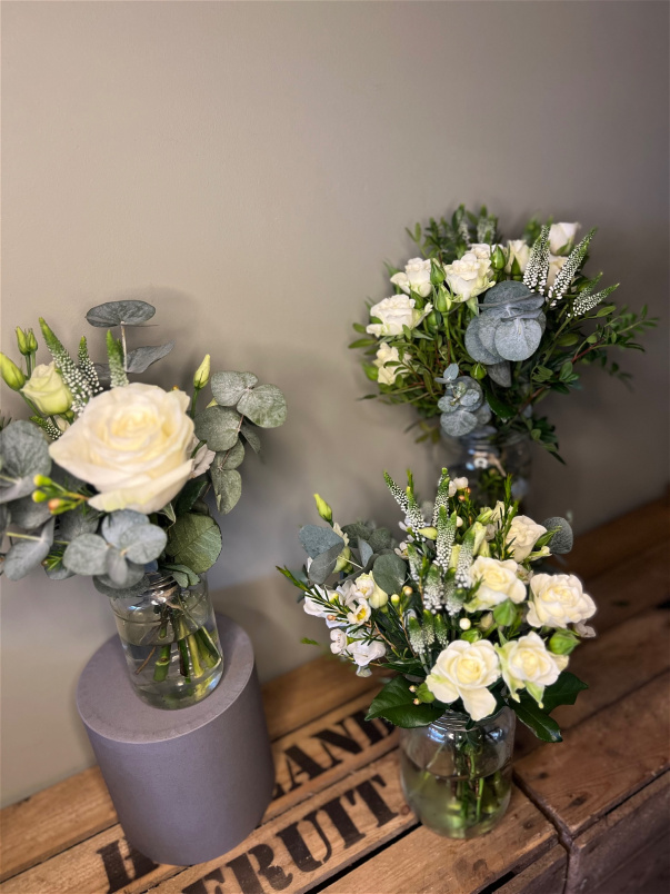 Wedding Package - Classic and Elegant | Classic and Elegant / Jam Jar Arrangements