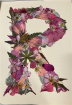 Gifts | Pressed flower letters