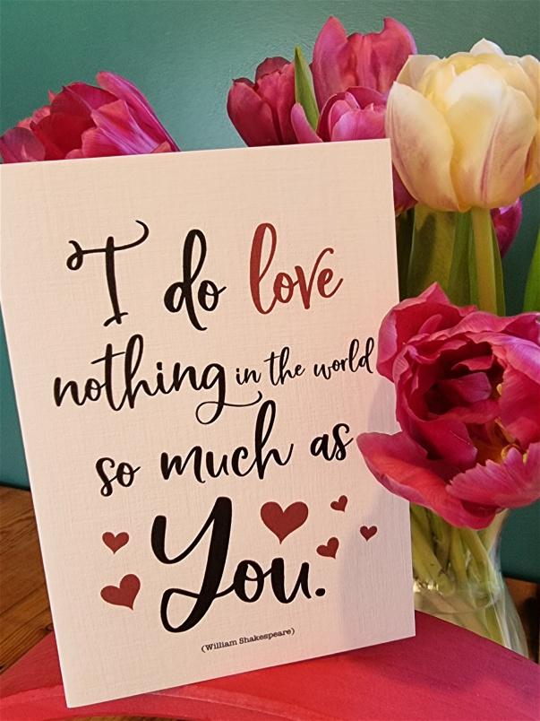 Gifts | Upsell gifts | Love- Valentine's card