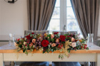 FaB Signature Wedding Flowers | Ceremony/ Top table arrangement