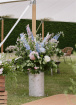 FaB Signature Wedding Flowers | Milk churns