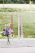 FaB Signature Wedding Flowers | Taper candle and candlesticks hire