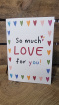 Mother's Day | Upsell gifts | Valentine's | Love you card