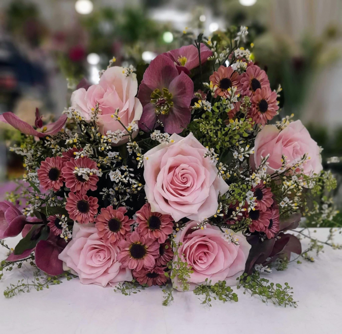 Pink bouquet- sweetness and romantic 