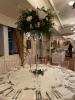 High table arrangement for a wedding 