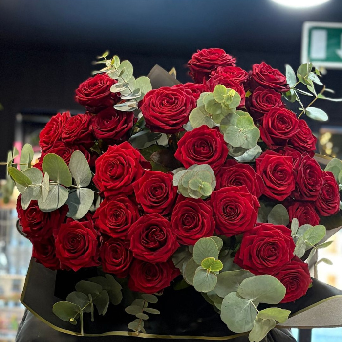 Bouquets | Valentine's Day | Forty Red, A Grand Rose Bouquet