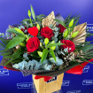 Bouquets | Valentines Day | 6 x Rose and Lily Bouquet florist choice