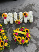 Funerals and Tributes | White Massed Tribute Lettering