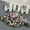 Funerals and Tributes | White Massed Tribute Lettering