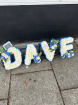 Funerals and Tributes | White Massed Tribute Lettering