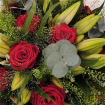 Bouquets | Mother's Day | Red Rose and White Lily Bouquet